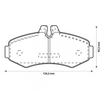 Fren Balatası Vito638 Ön